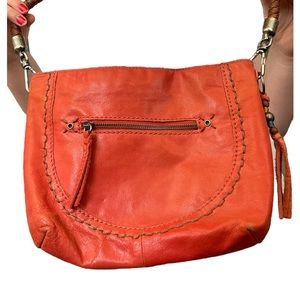 Orange red The Sak leather purse